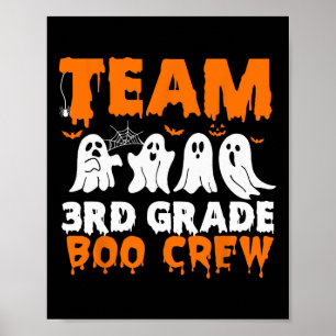Poster Equipe de Tripulação de Boo do 3º ano