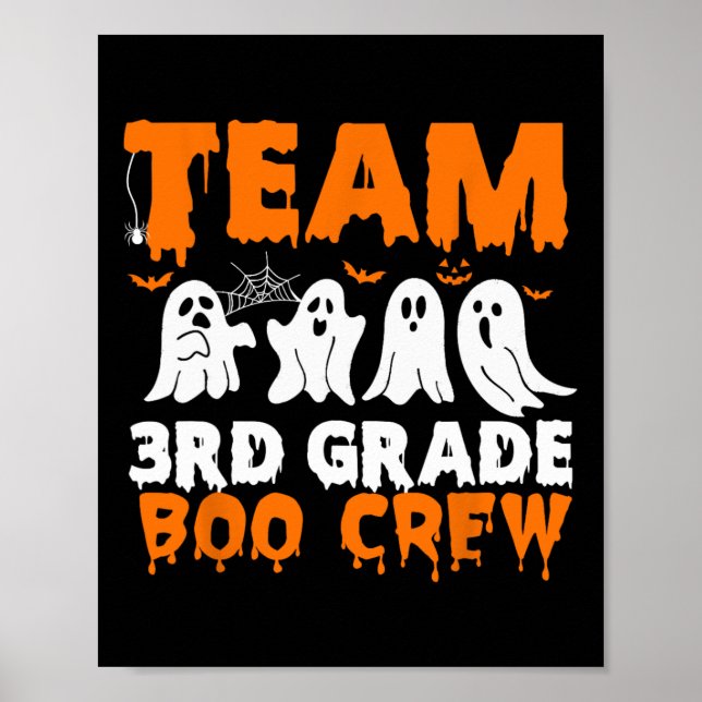 Poster Equipe de Tripulação de Boo do 3º ano (Frente)