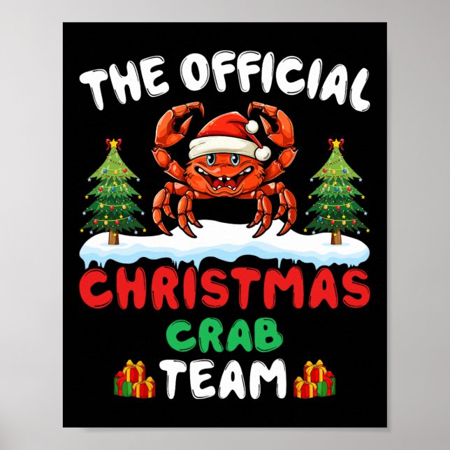 Poster Equipe do Caranguejo de Natal - Caranguejo Usando  (Frente)