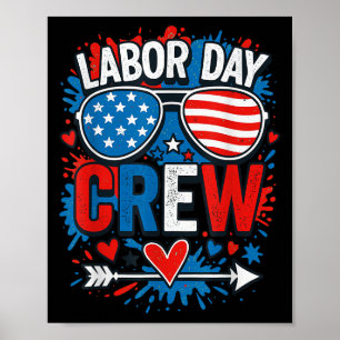Poster Equipe do Dia do Trabalho, Feliz Dia do Trabalho P