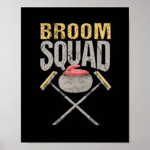 Poster Equipe do Jogador de Curvatura Inverno Engraçado d