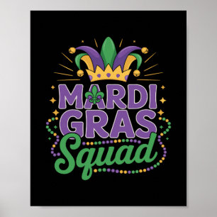 Poster Equipe do Mardi Gras Grupo Correspondente Tripulaç