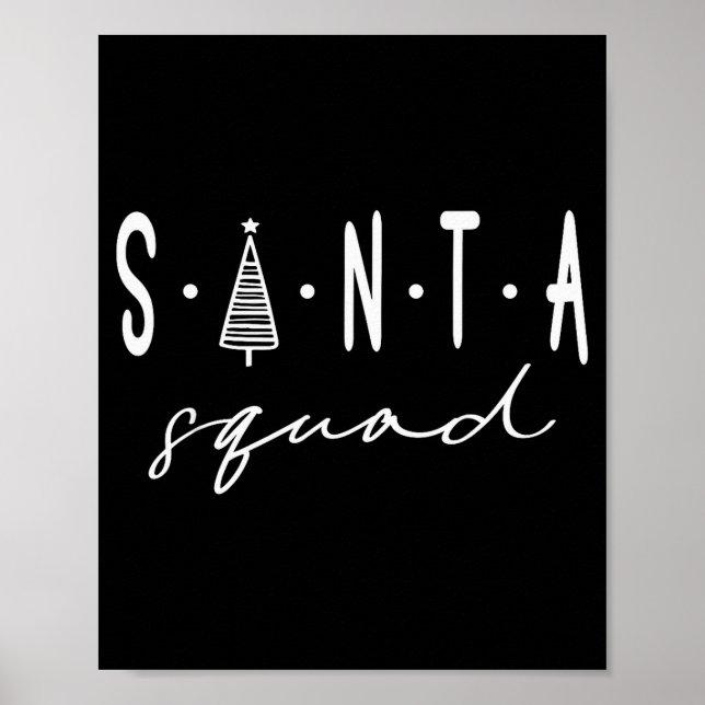 Poster Equipe do Papai Noel Natal Equipe do Papai Noel Fa (Frente)