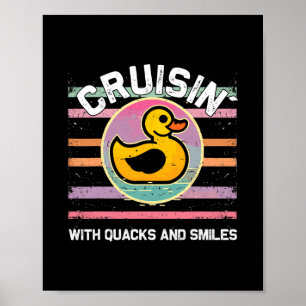 Poster Equipe do Rubber Duckie Desfrutando Férias em Navi