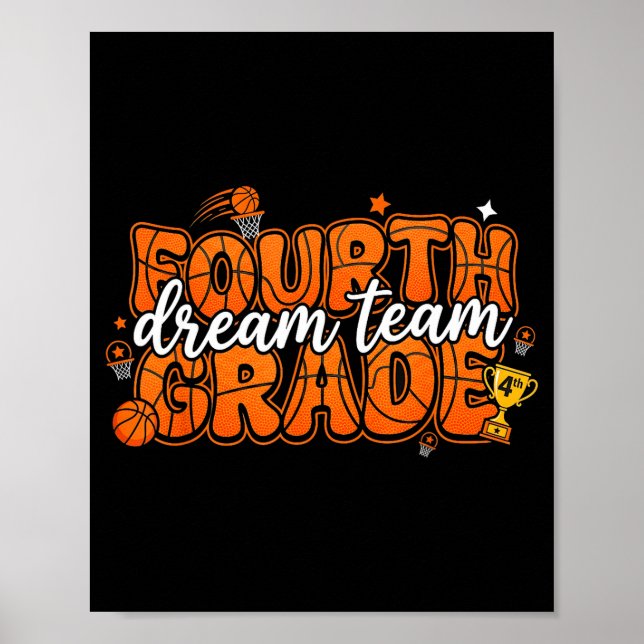 Poster Equipe dos Sonhos do Quarto Ano Professor Aluno de (Frente)