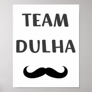 Poster Equipe Dulha Casamento do Sul da Ásia Indiano