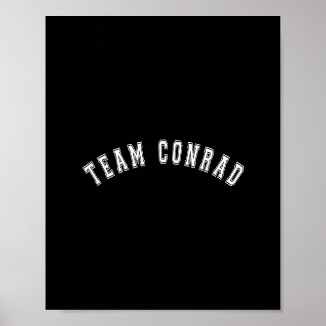 Poster Equipe engraçada Conrad favorito Martha's Vineyard (Frente)