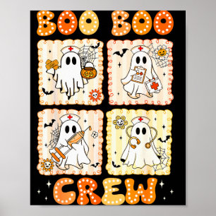Poster Equipe Groovy Boo Boo Enfermeira Fantasma Engraçad