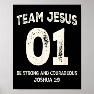 Poster Equipe Jesus 01 Seja Forte Corajoso