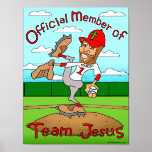 Pôster Equipe Jesus (basebol)