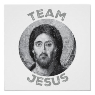 Pôster Equipe Jesus: Ícone Pantocrador Cristo