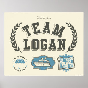 Poster Equipe Logan Gilmore Girls Design