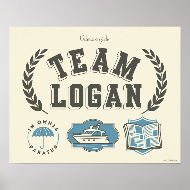Poster Equipe Logan Gilmore Girls Design (Frente)