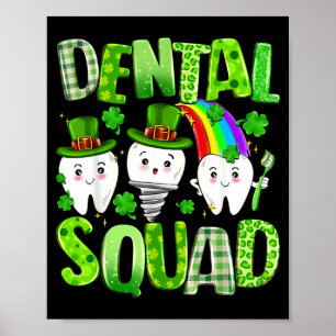 Poster Equipe Odontológica Dia de São Patrício Odontologi