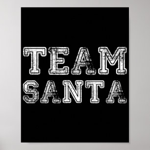 Poster Equipe Papai Noel Natal Divertido