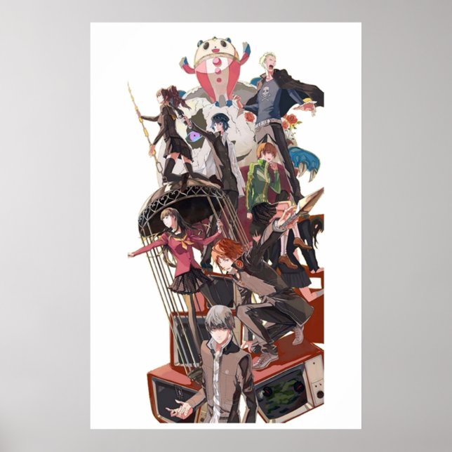 Poster equipe persona 4 (Frente)
