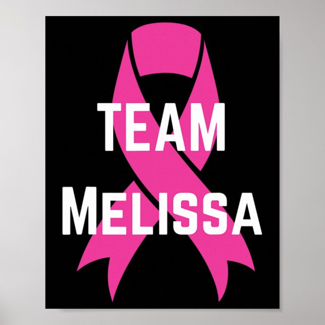 Poster Equipe Personalizada Melissa Eu Visto Cance de Mam (Frente)