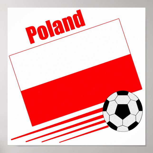 Poster Equipe Polonesa de Futebol (Frente)