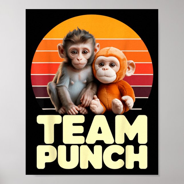 Poster Equipe Punch Baby Monkey Sunset Duo (Frente)