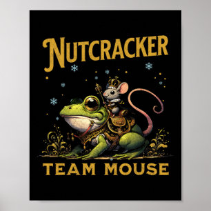 Poster Equipe Rato Rei Quebra-Nozes Montando Sapo Dança L