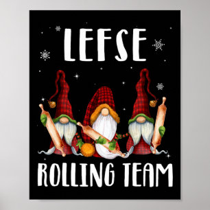 Poster Equipe Rolante de Esquerda Gnomos Natal Xadrez Kid