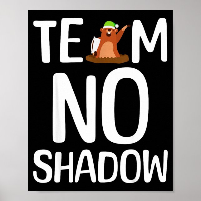 Poster Equipe Sem Sombra Dia da Marmota Está Chegando Fev (Frente)