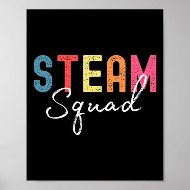 Poster Equipe Steam de Volta às Aulas Primeiro Dia Profes (Frente)