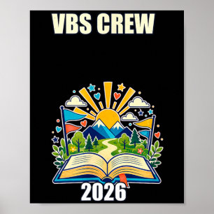Poster Equipe Vbs acampamento de verão 2026