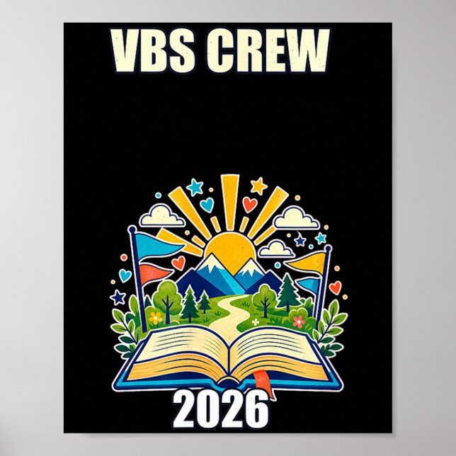 Poster Equipe Vbs acampamento de verão 2026 (Frente)