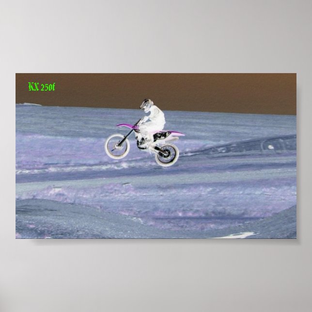 Poster equitação 094, KX 250f (Frente)