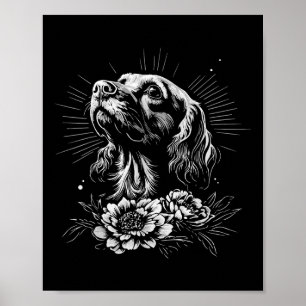 Poster Er Spaniel Dog Lover Style Tattoo