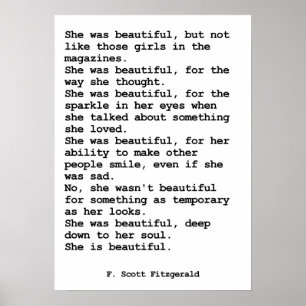 Poster Era bonita por F. Scott Fitzgerald 2