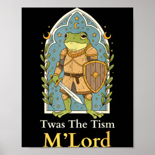 Poster Era O Tism M Senhor Sapo Cavaleiro - Conscientizaç