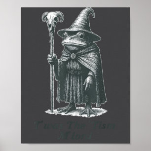 Poster Era O Tismo M'lord Meme Divertido Sapo Bruxa Autis