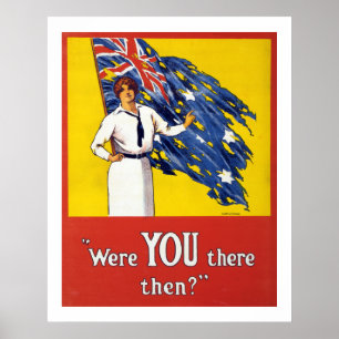 Poster Era VOCÊ lá então? (branco)