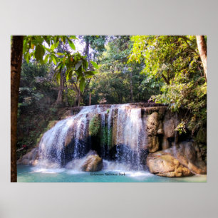 Poster Erawan National Park, Tailândia
