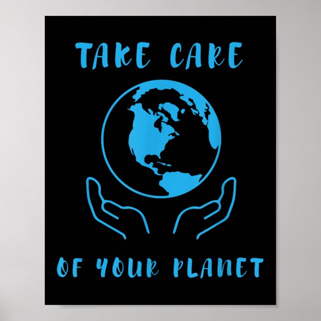 Poster Erde Planet Environmental Protection, Environment (Frente)