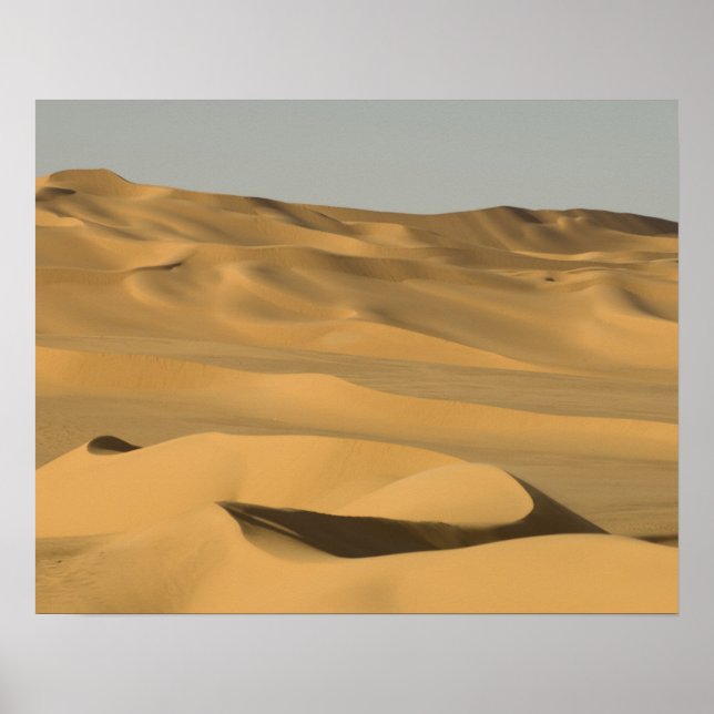 Poster Ergue Awbari, deserto do Saara, Fezzan, Líbia. (Frente)