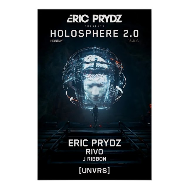 Pôster Eric Prydz - Holosphere 2.0 - [UNVRS]  (Frente)