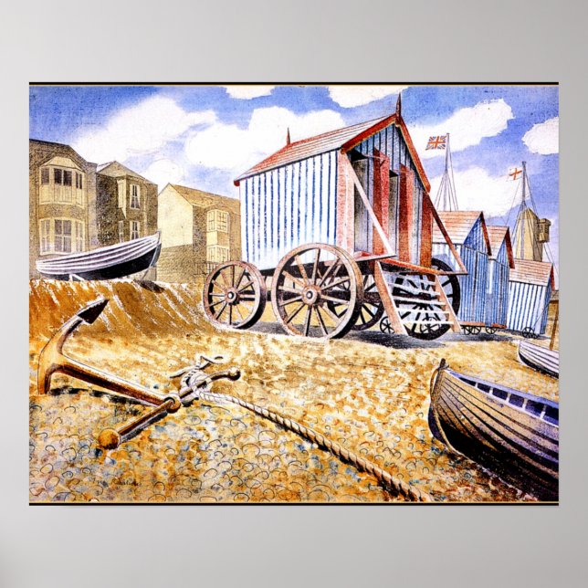 Poster Eric Ravilious - Adelburgh (Frente)