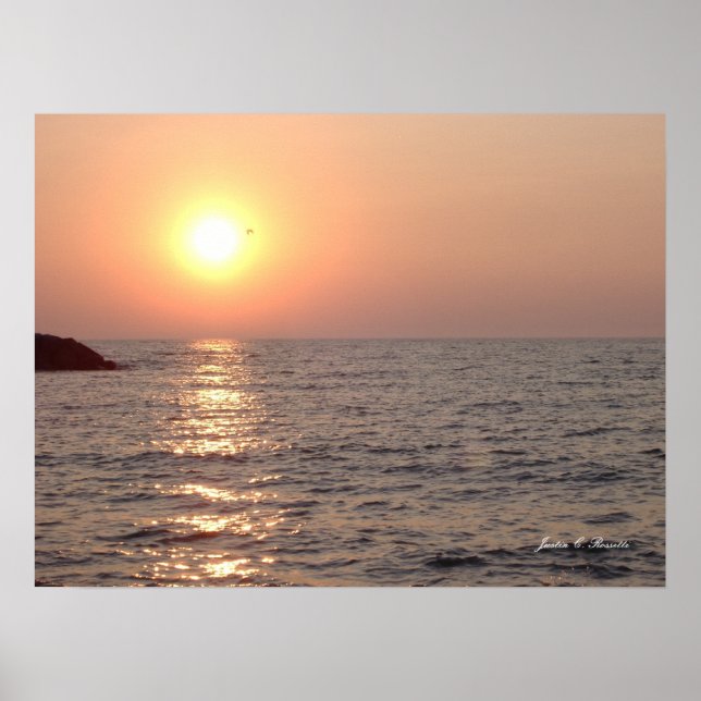 Poster Erie PA Sunset (Frente)