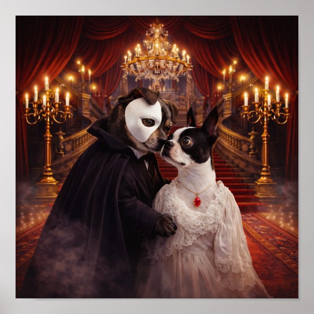 Poster "Erik & Christine" (Frente)