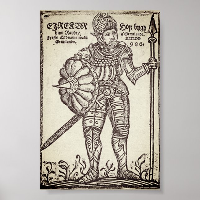 Poster Erik, o Vermelho (Frente)