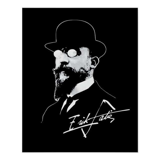 Pôster Erik Satie (Frente)