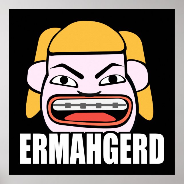 Poster Ermahgerd (Frente)