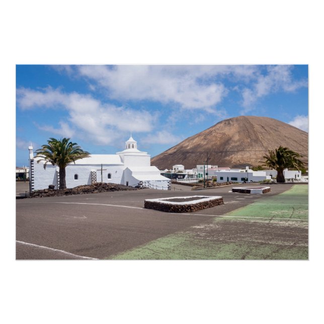 Pôster Ermita de los Dolores Church, Lanzarote (Frente)