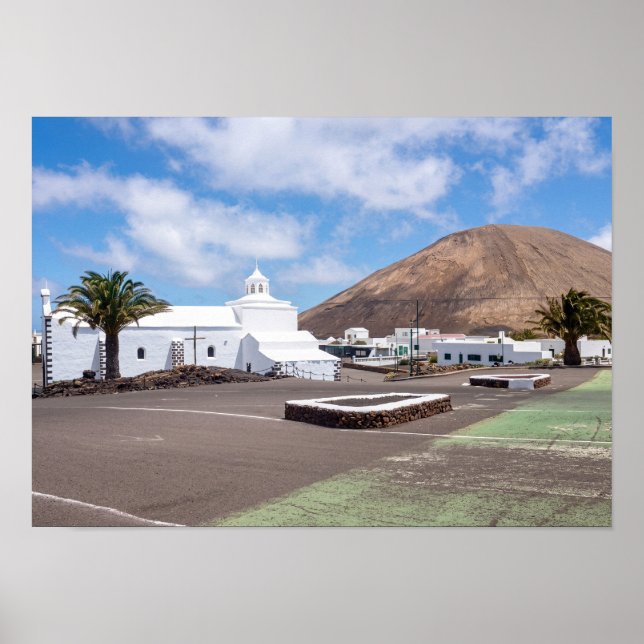 Poster Ermita de los Dolores Church, Lanzarote (Frente)