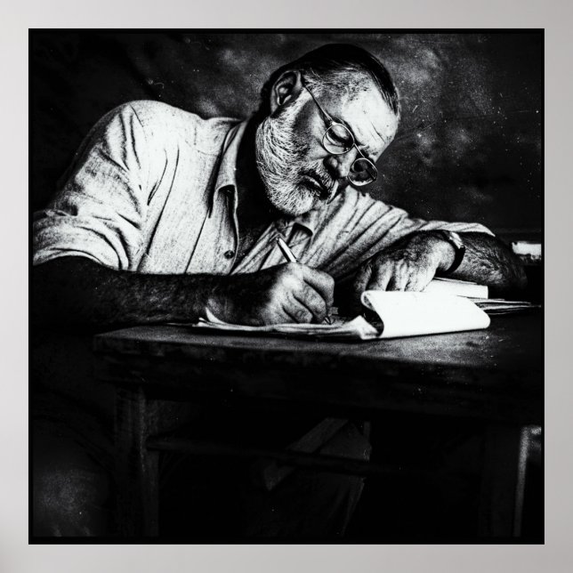 Poster Ernest Hemingway no Quênia (Frente)