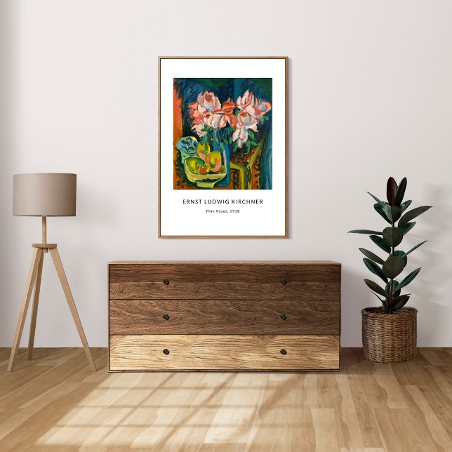 Poster Ernst L. Kirchner - Linda Arte Moderna Colorida (Criador carregado)