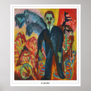 Poster Ernst Ludwig Kirchner Cartaz de Arte Zedign #360